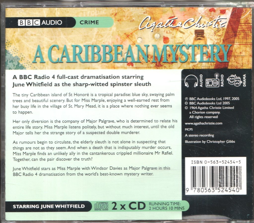 Agatha Christie - Miss Marple in A Caribbean Mystery - Double Cd