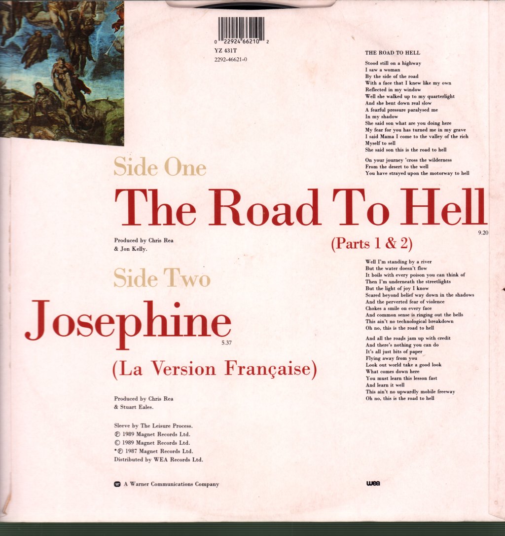 Chris Rea - Road To Hell - 12 Inch