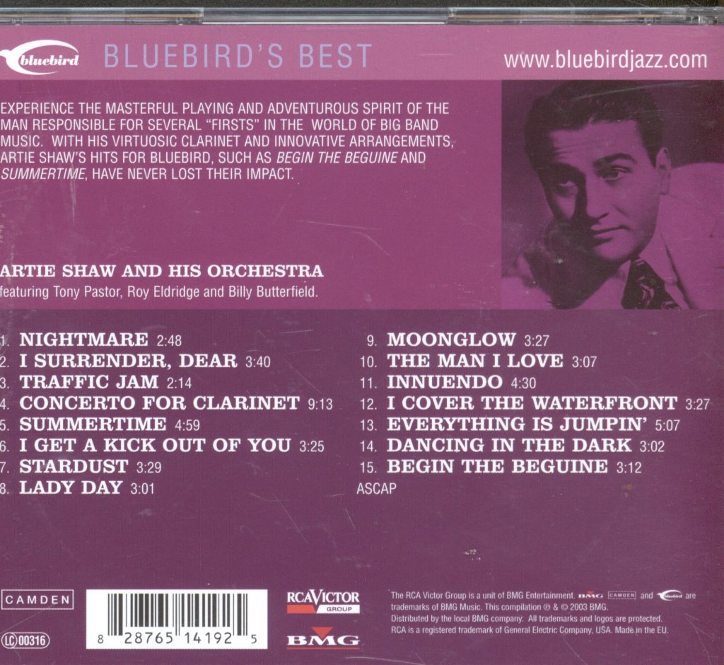 Artie Shaw - Stardust - Cd