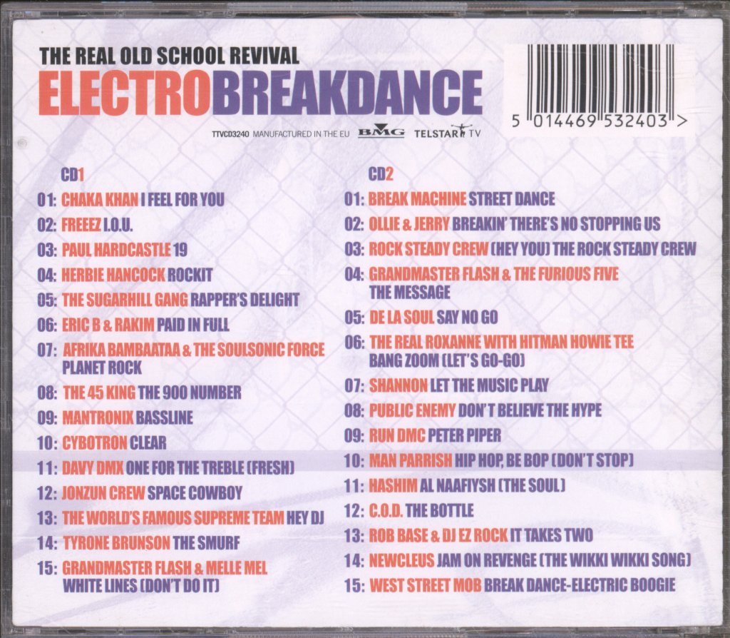 Various Artists - Electro Breakdance (The Real Old School Revival) - Double Cd