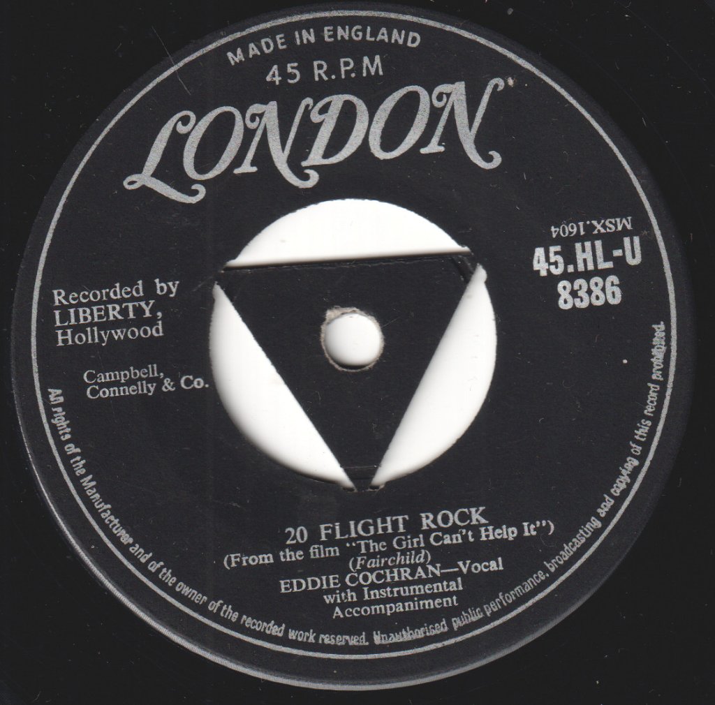 Eddie Cochran - 20 Flight Rock - 7 Inch