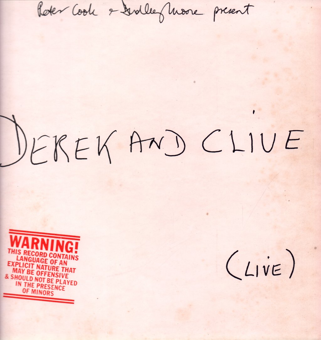 Peter Cook And Dudley Moore - Derek And Clive Live - Lp
