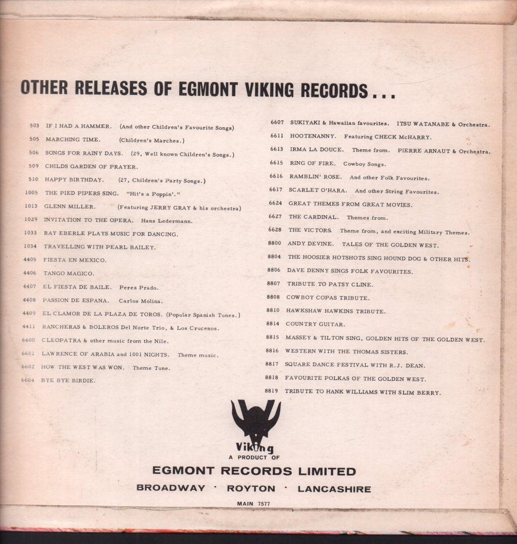 warriors (folk) - Rambling Rose And Other Folk Favorites - Lp