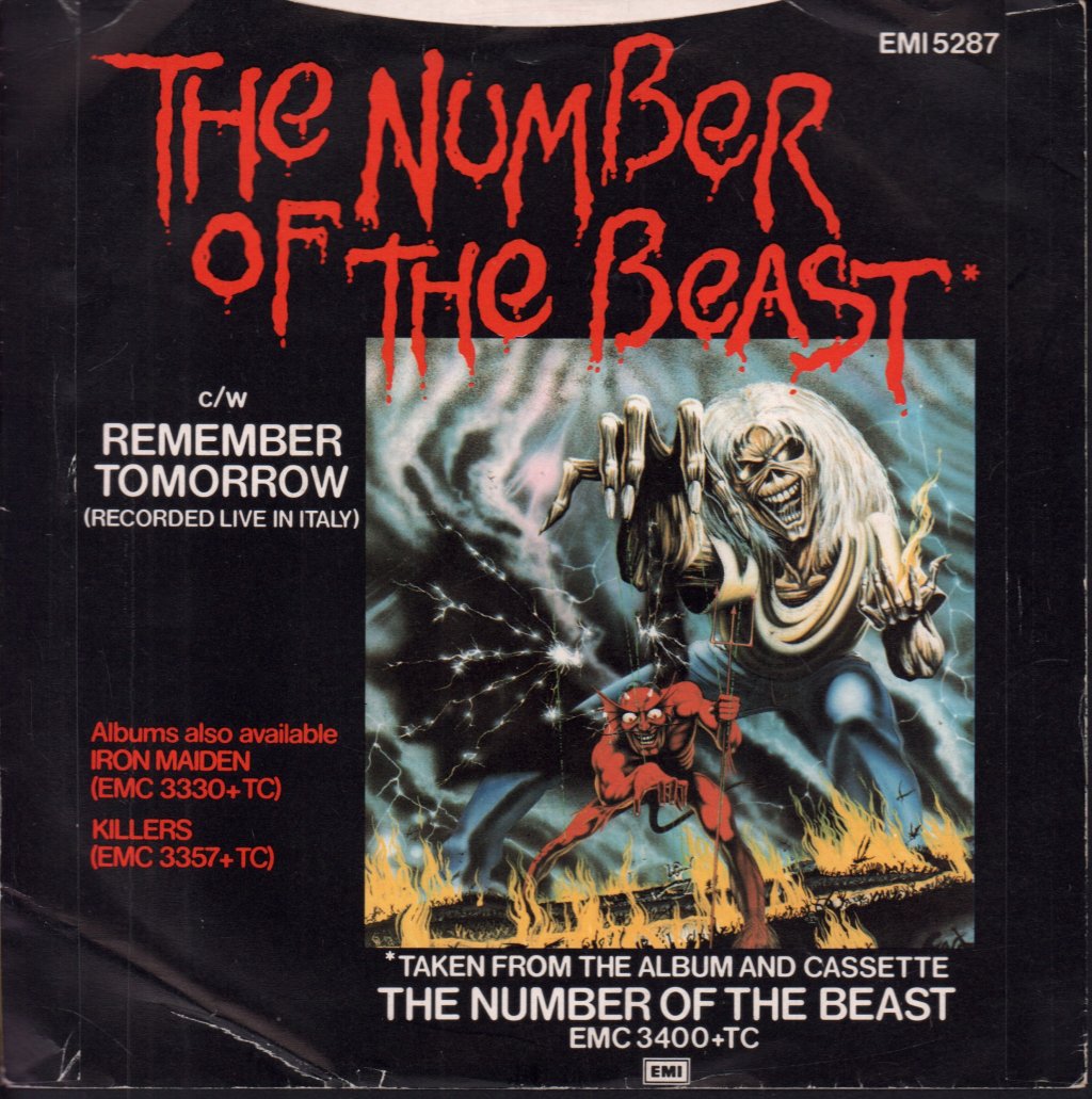 Iron Maiden - Number Of The Beast - 7 Inch