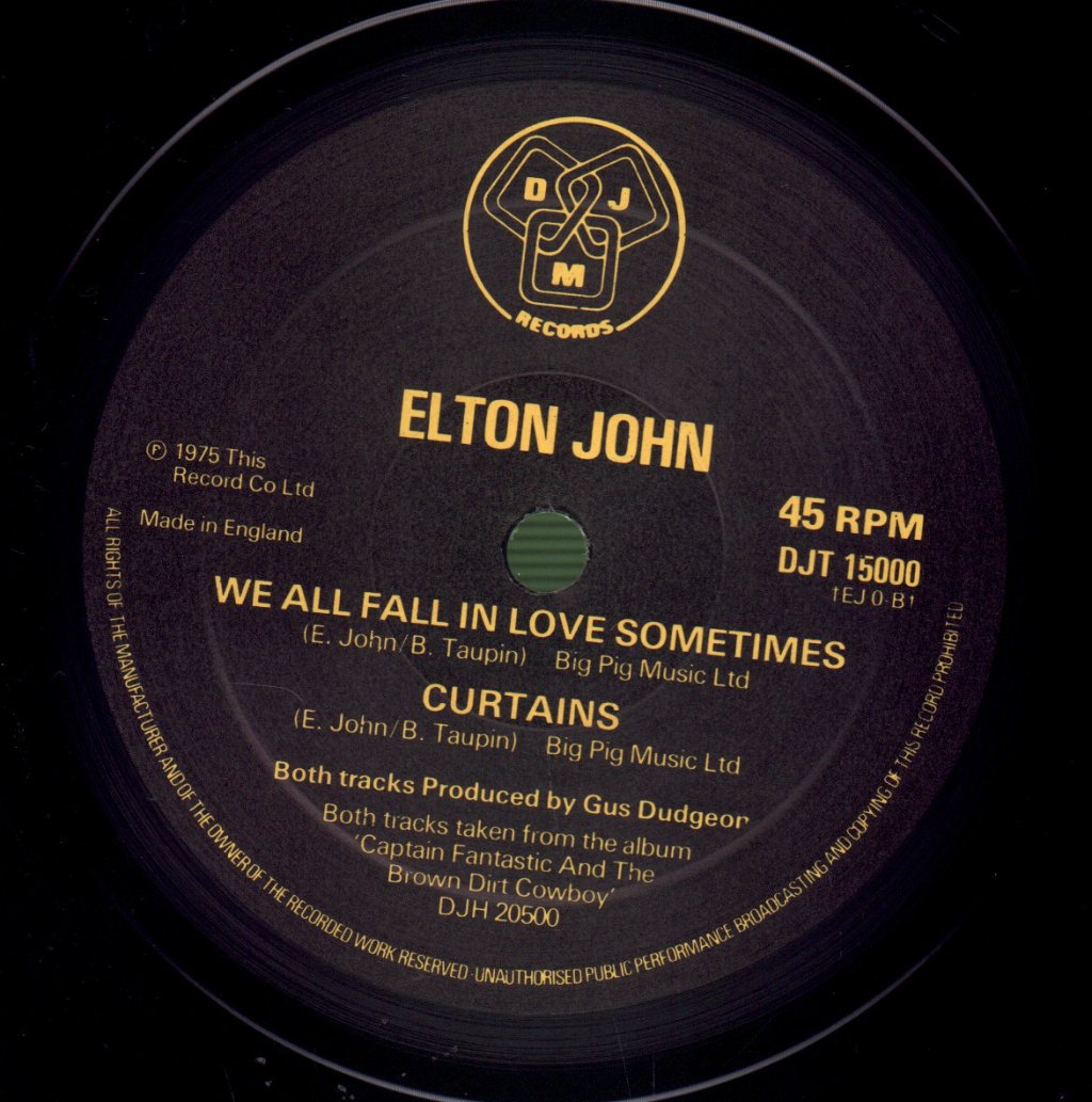 Elton John - Funeral For A Friend - 12 Inch