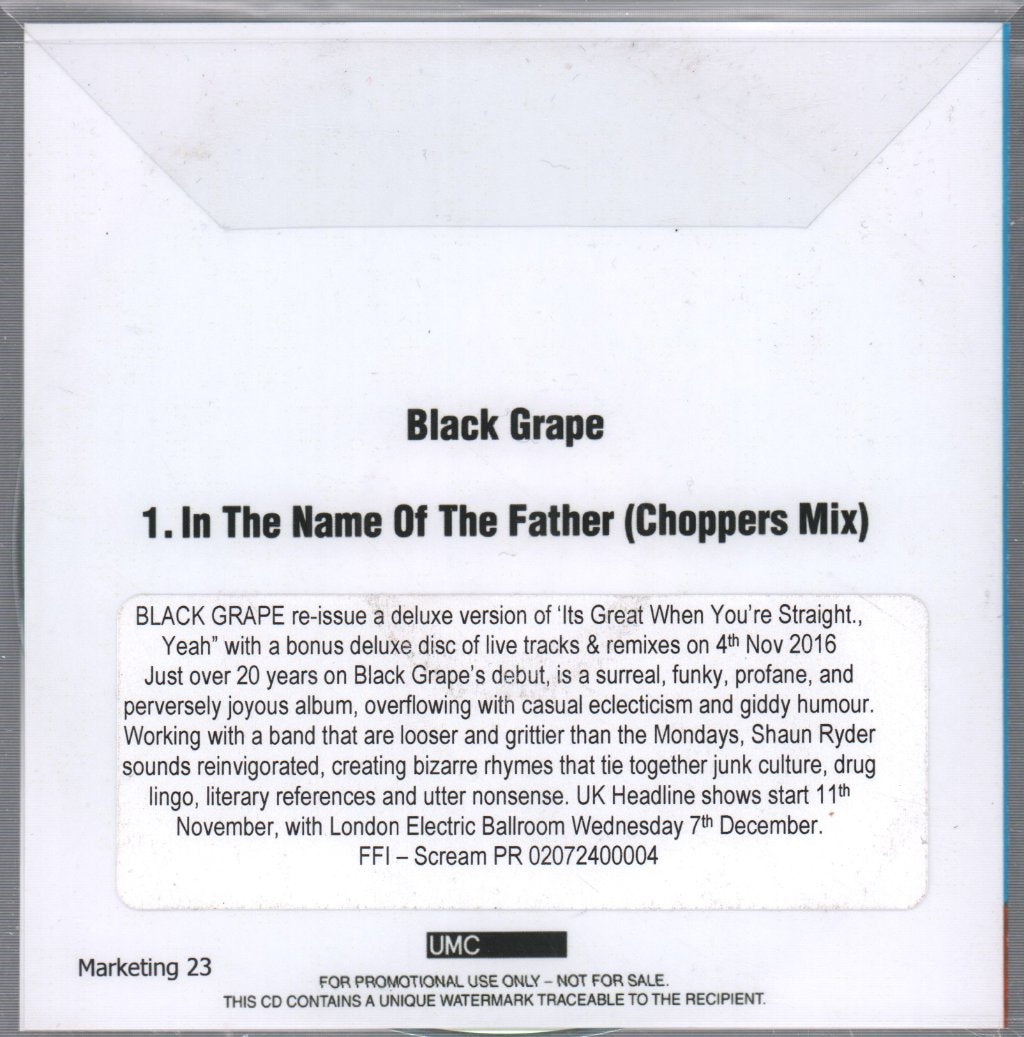 Black Grape - in the name of the father - Cdr