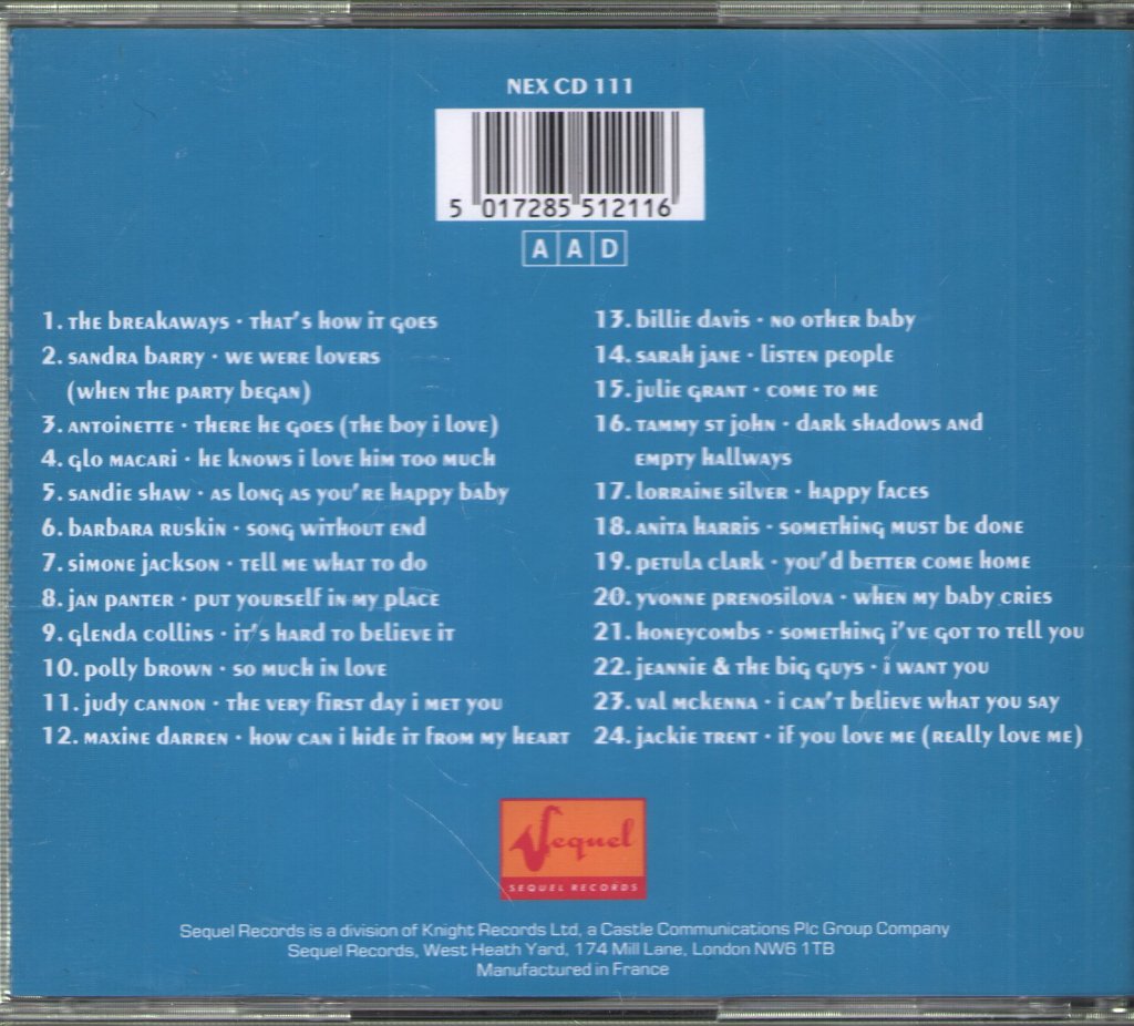 Various Artists - Here Come The Girls British Girl Singers Of The Sixties - Cd
