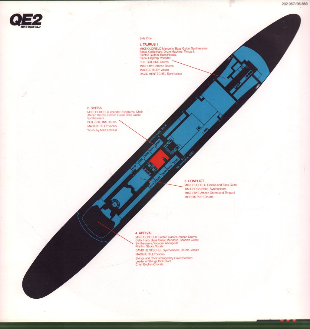 Mike Oldfield - QE2 - Lp
