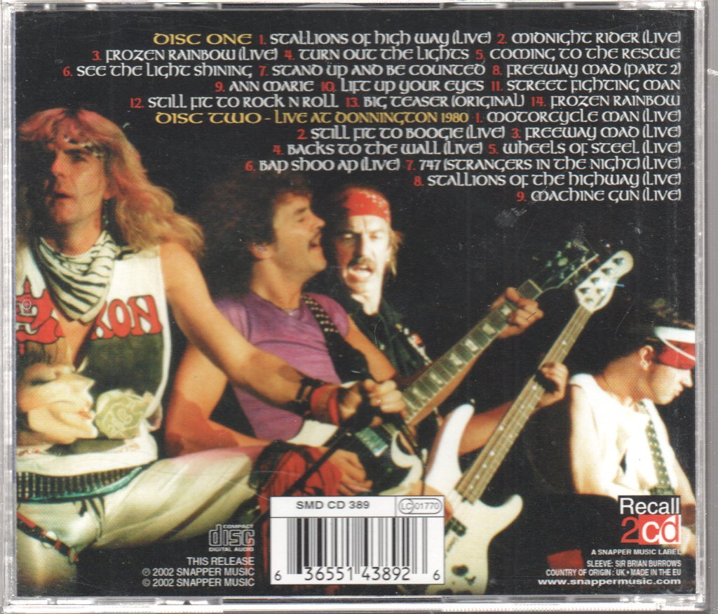 Saxon - Coming To The Rescue - Double Cd