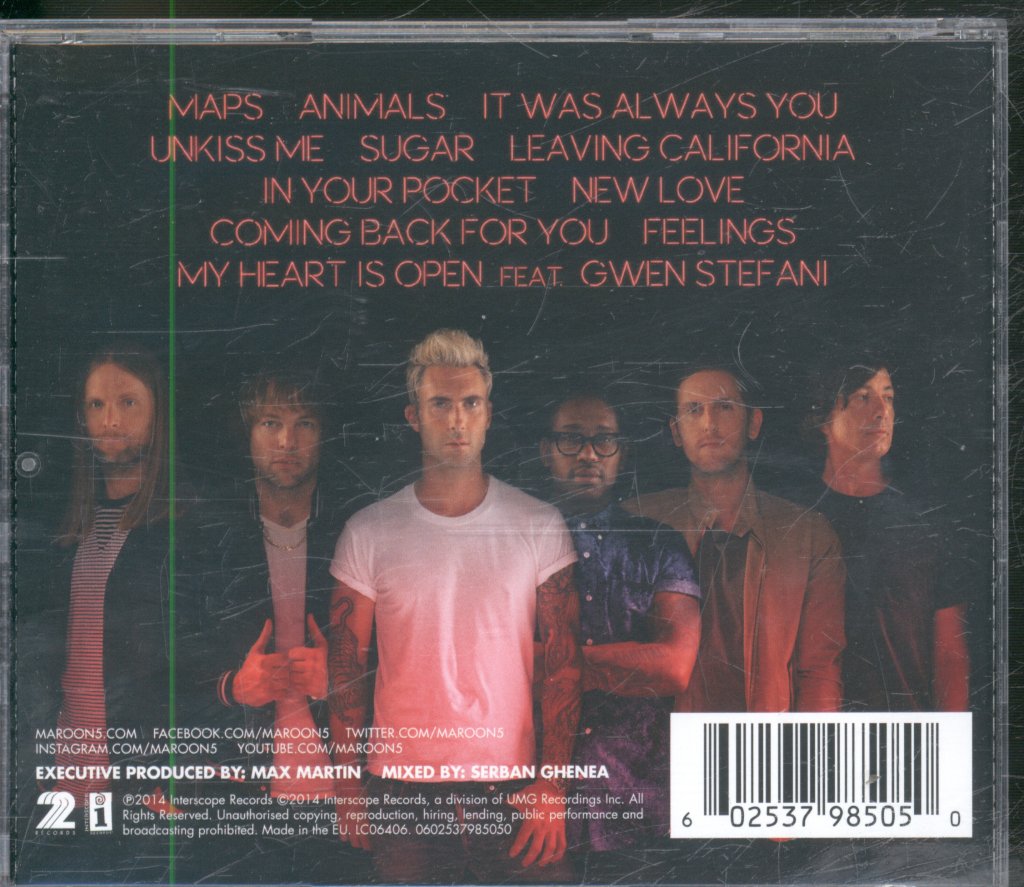 Maroon 5 - V - Cd
