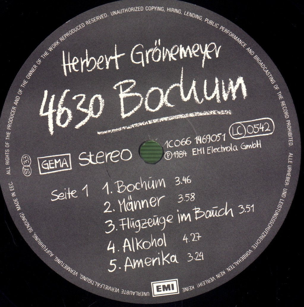 Herbert Gronemeyer - 4630 Bochum - Lp