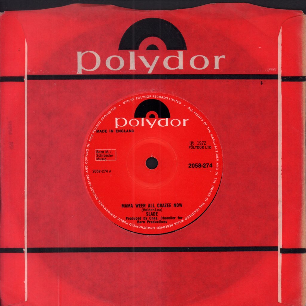 Slade - Mama Weer All Crazee Now - 7 Inch