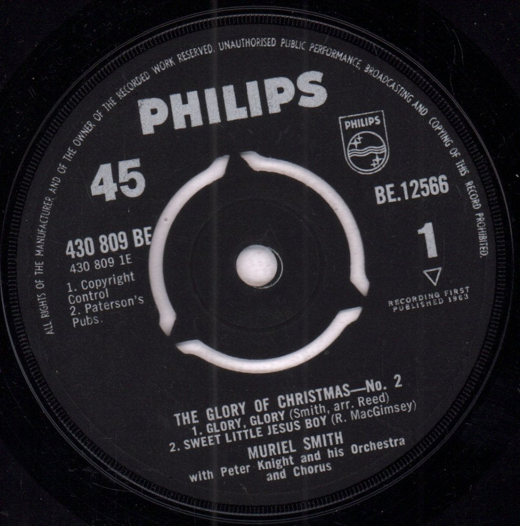 Muriel Smith - Glory Of Christmas No. 2 - 7 Inch