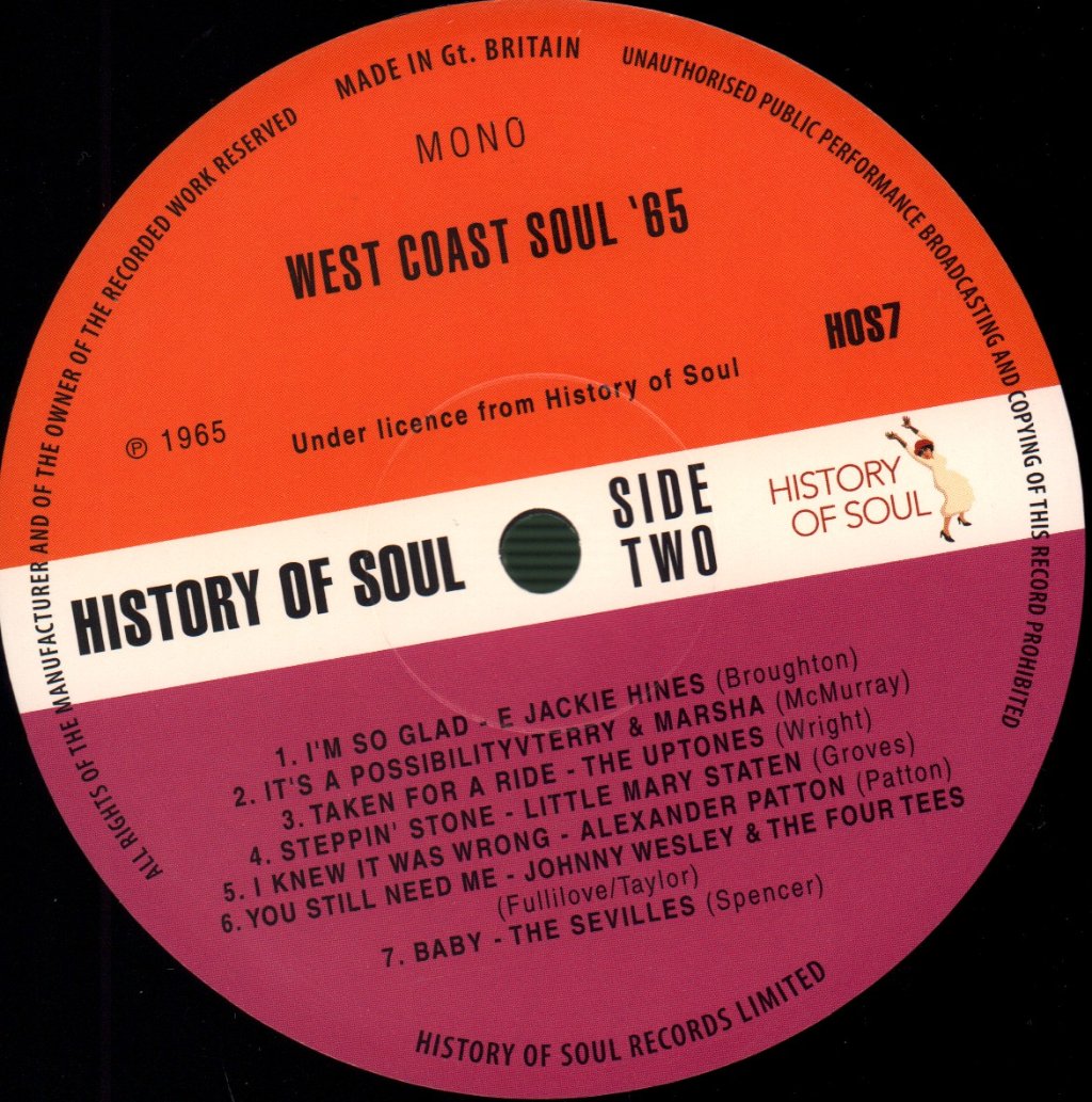 Various Artists - West Coast Soul '65 - Lp