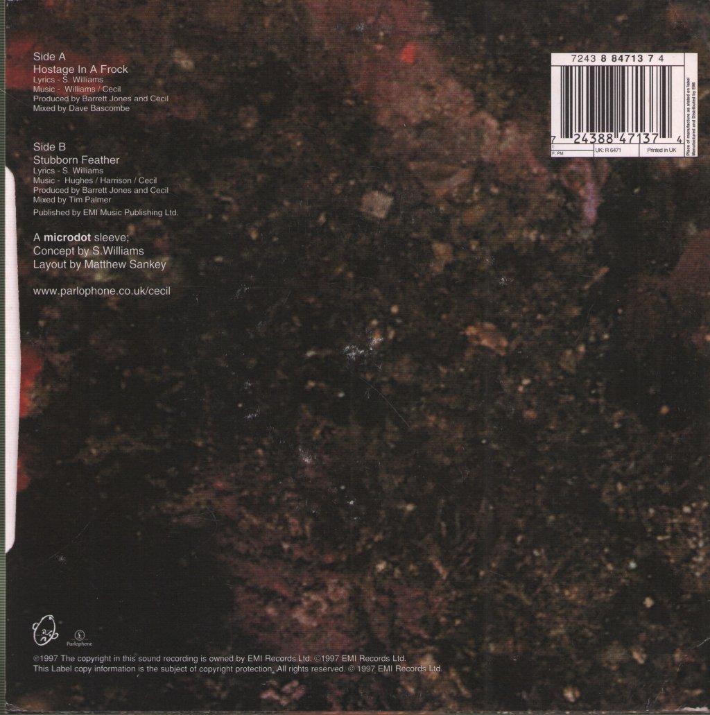 Cecil - Hostage In A Frock - 7 Inch