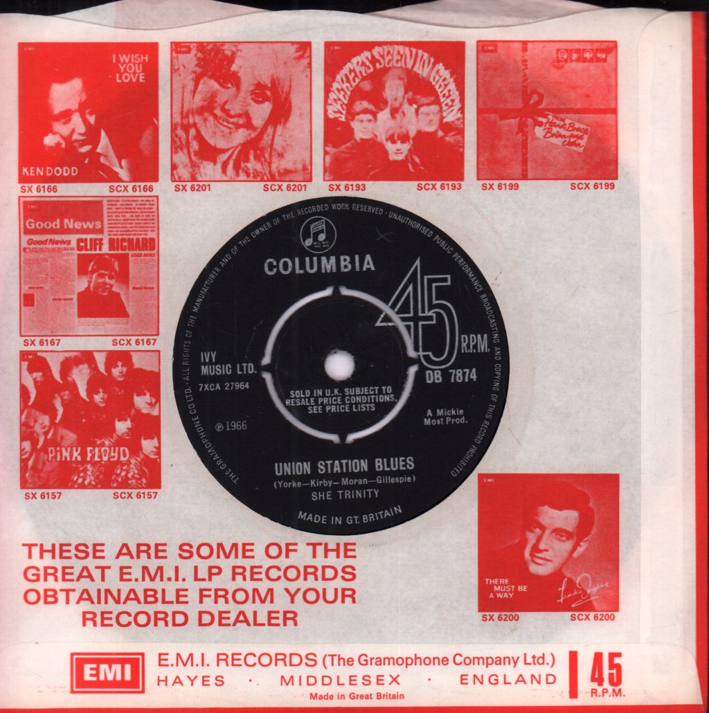 She Trinity - He Fought The Law - 7 Inch