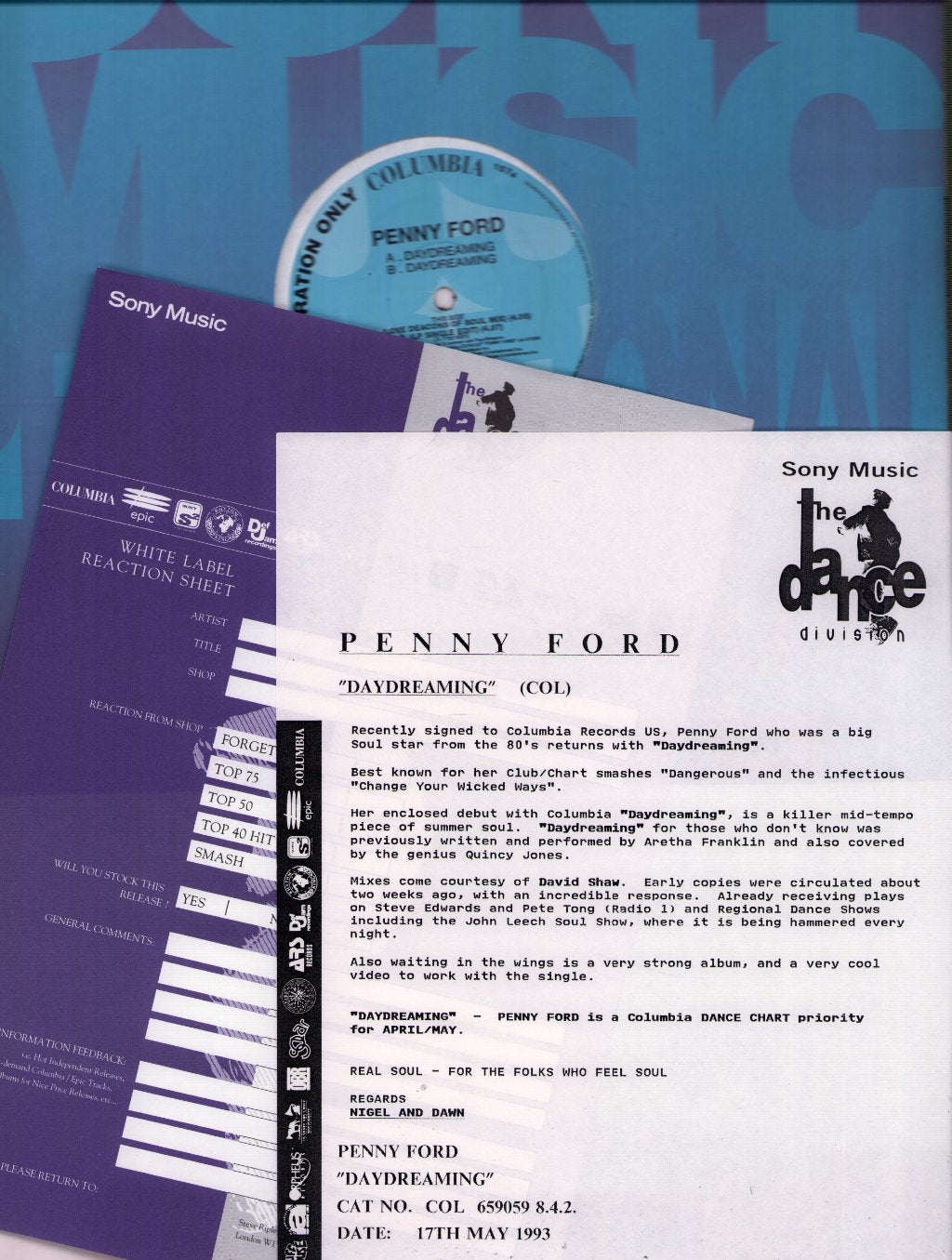 Penny Ford - Daydreaming - 12 Inch