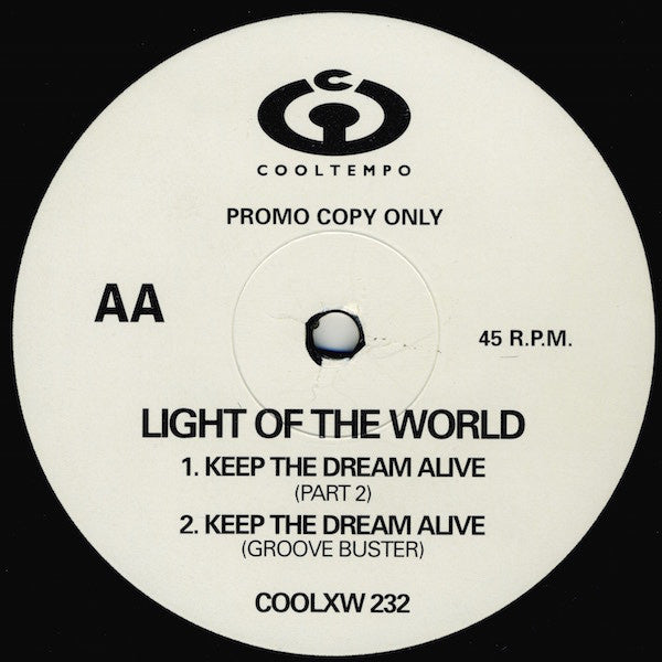 Light Of The World - Keep The Dream Alive - 12 Inch