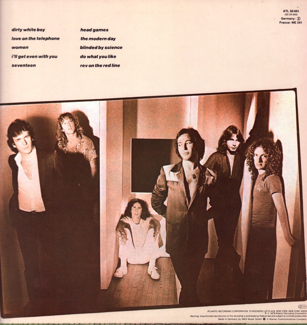 Foreigner - Head Games - Lp