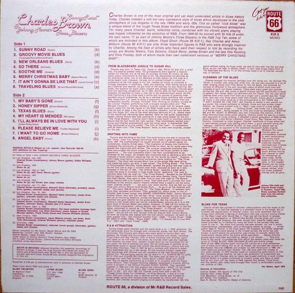 Charles Brown & Johnny Moore's Three Blazers - Sunny Road - Lp