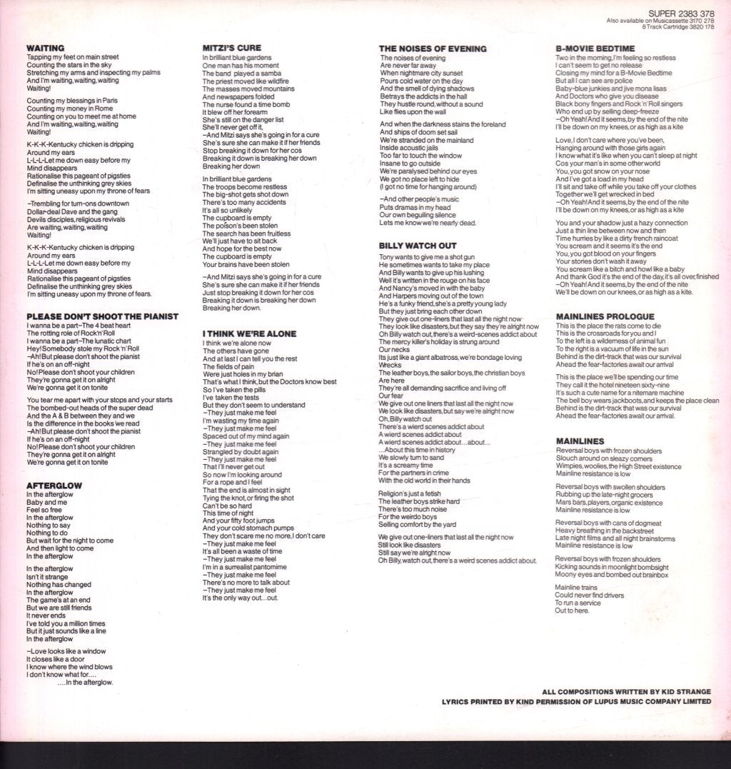 Doctors Of Madness - Late Night Movies - Lp