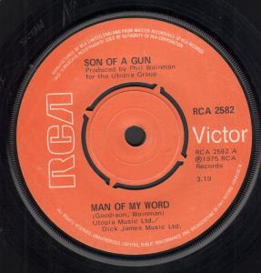 Son Of A Gun - Man Of My Word - 7 Inch
