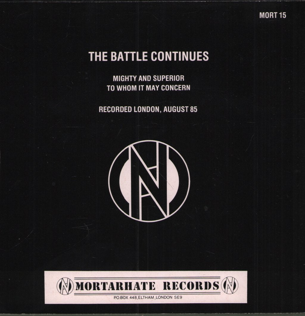 Conflict - Battle Continues - 7 Inch