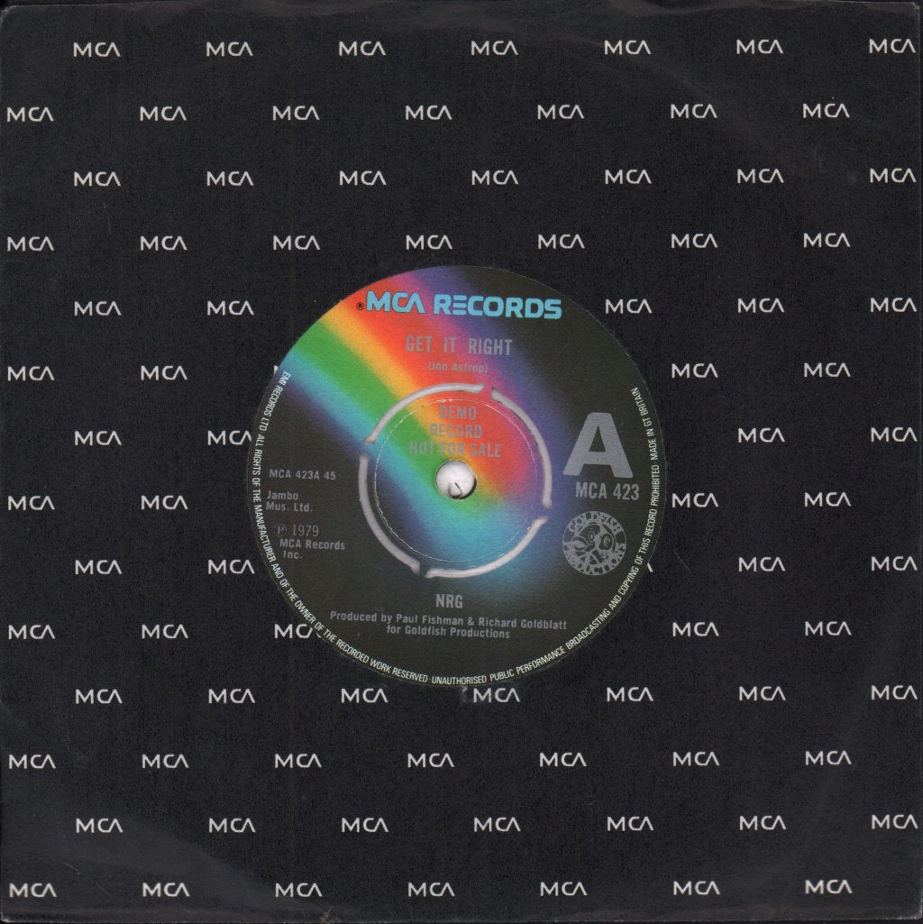 Nrg - Get It Right - 7 Inch