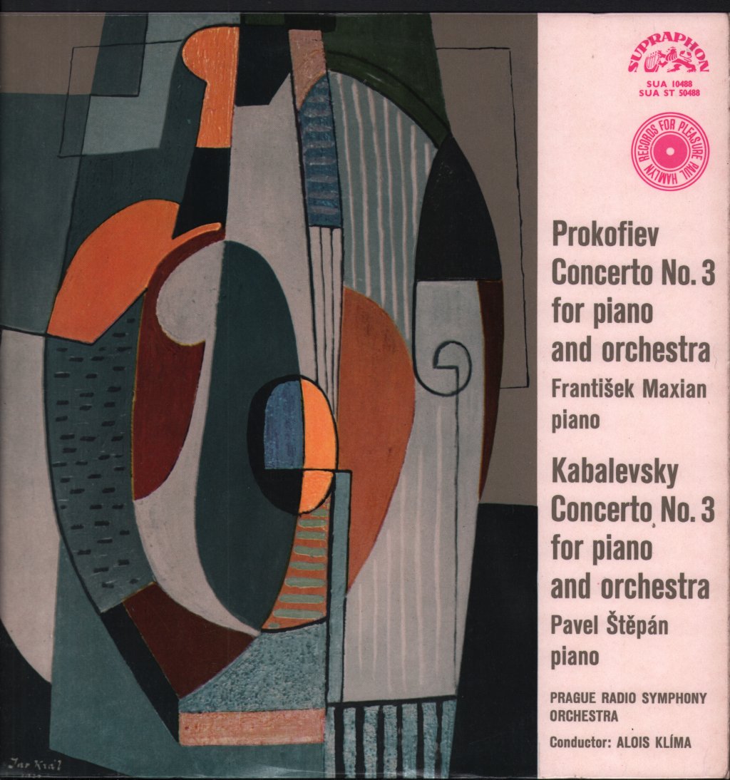 Pavel Stepan / Alois Klima / Prague Radio Symphony Orch - Prokofiev Concerto No.3 For Piano And Orchestra - Lp