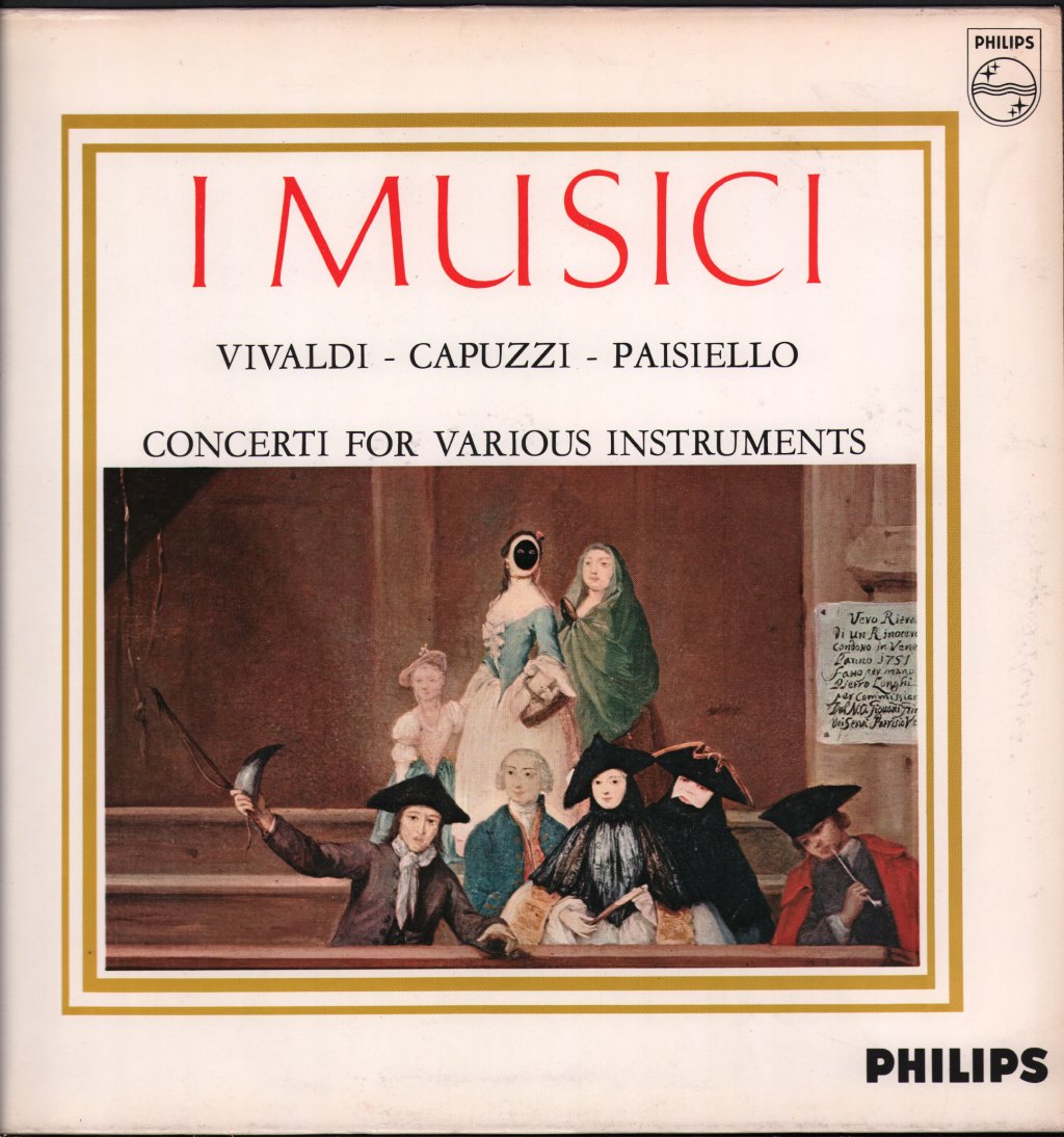 I Musici - Concerti For Various Instruments - Vivaldi / Capuzzi / Paisiello - Lp