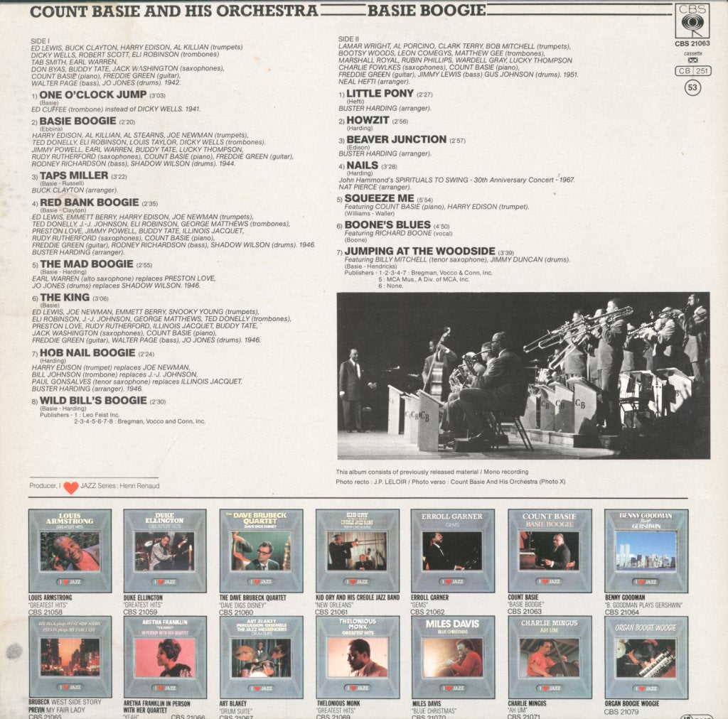 Count Basie - Basie Boogie - Lp