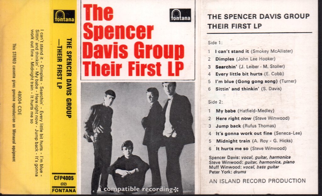 Spencer Davis Group - Their First LP - Cassette
