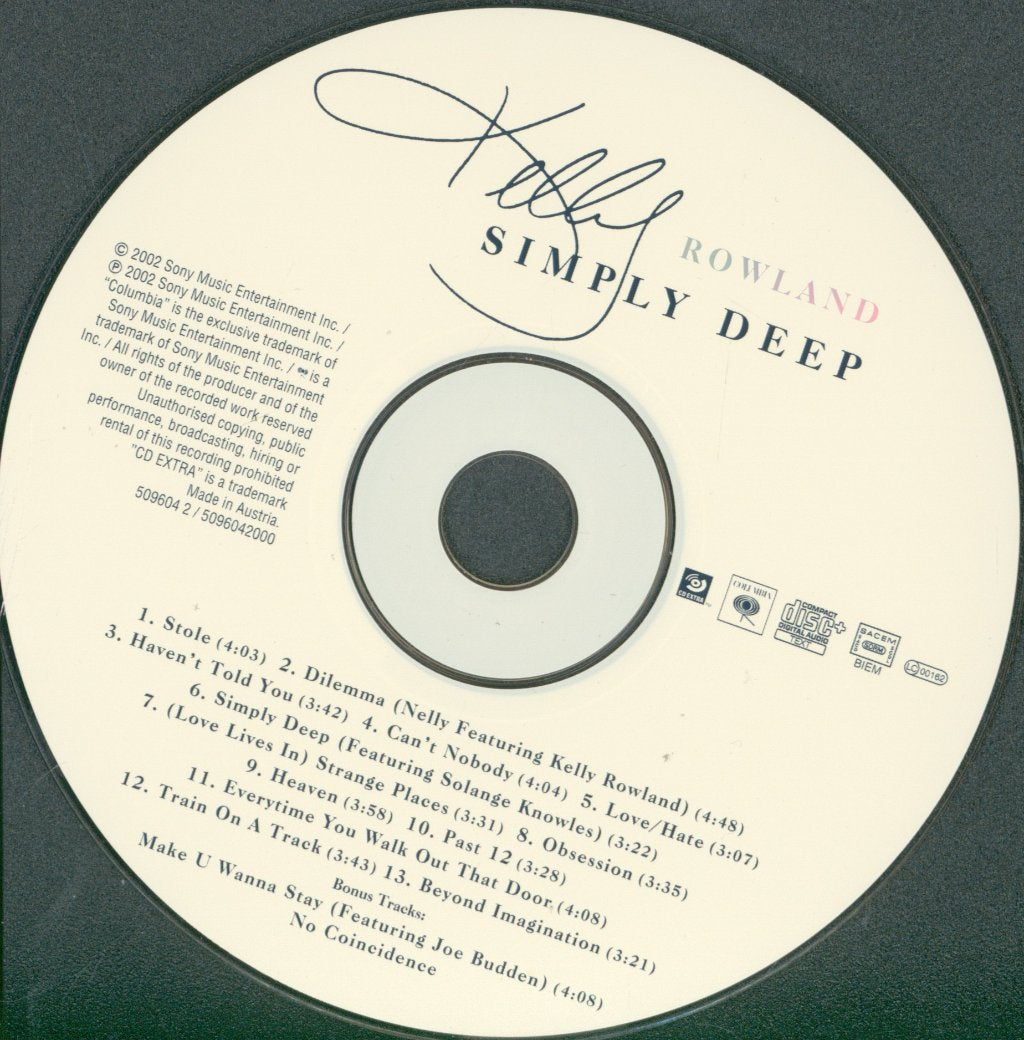 Kelly Rowland - Simply Deep - Cd