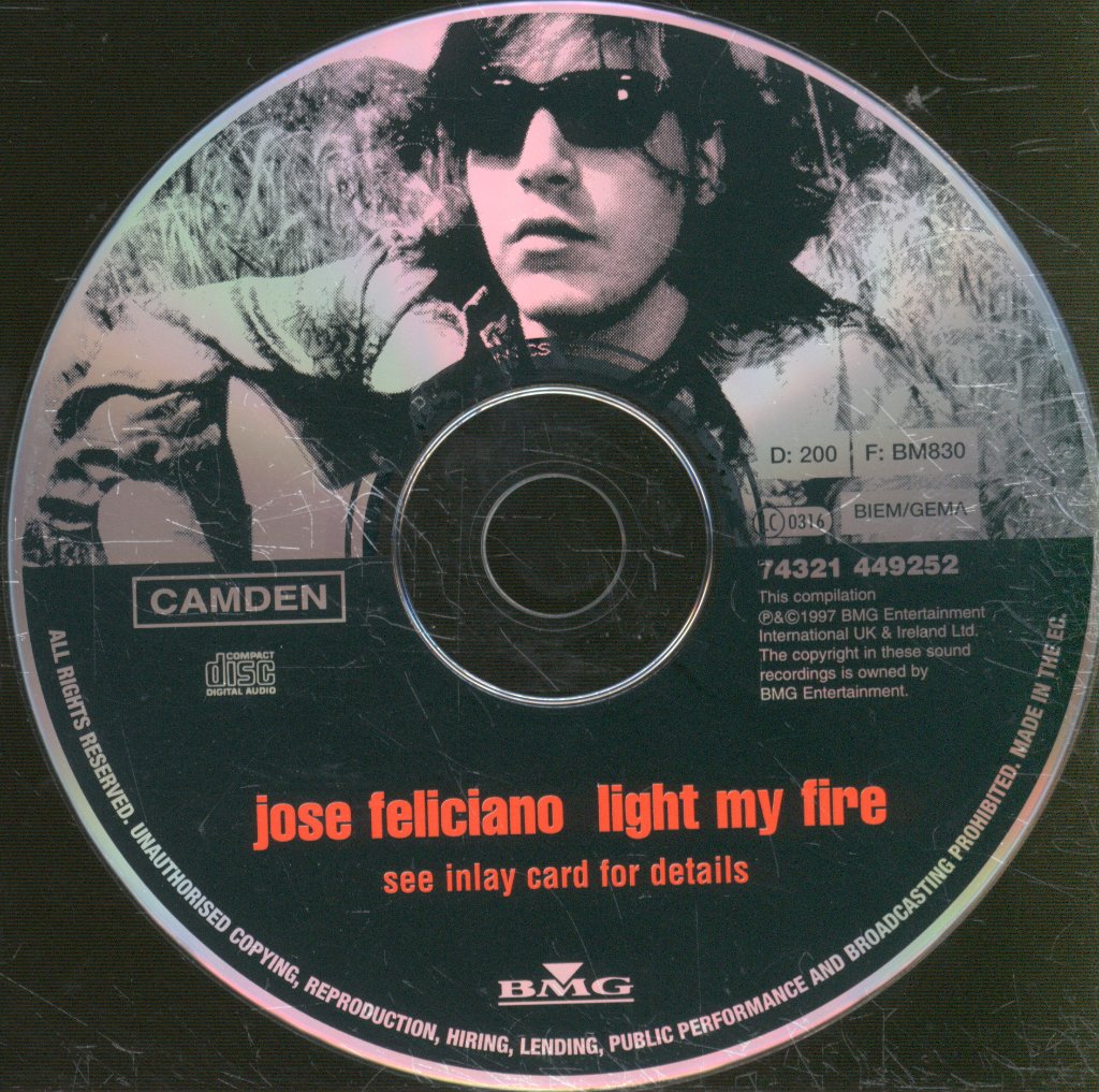 José Feliciano - Light My Fire - Cd