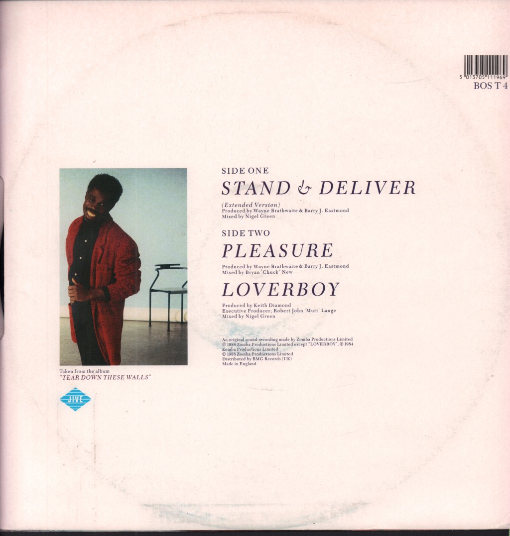 Billy Ocean - Stand And Deliver - 12 Inch