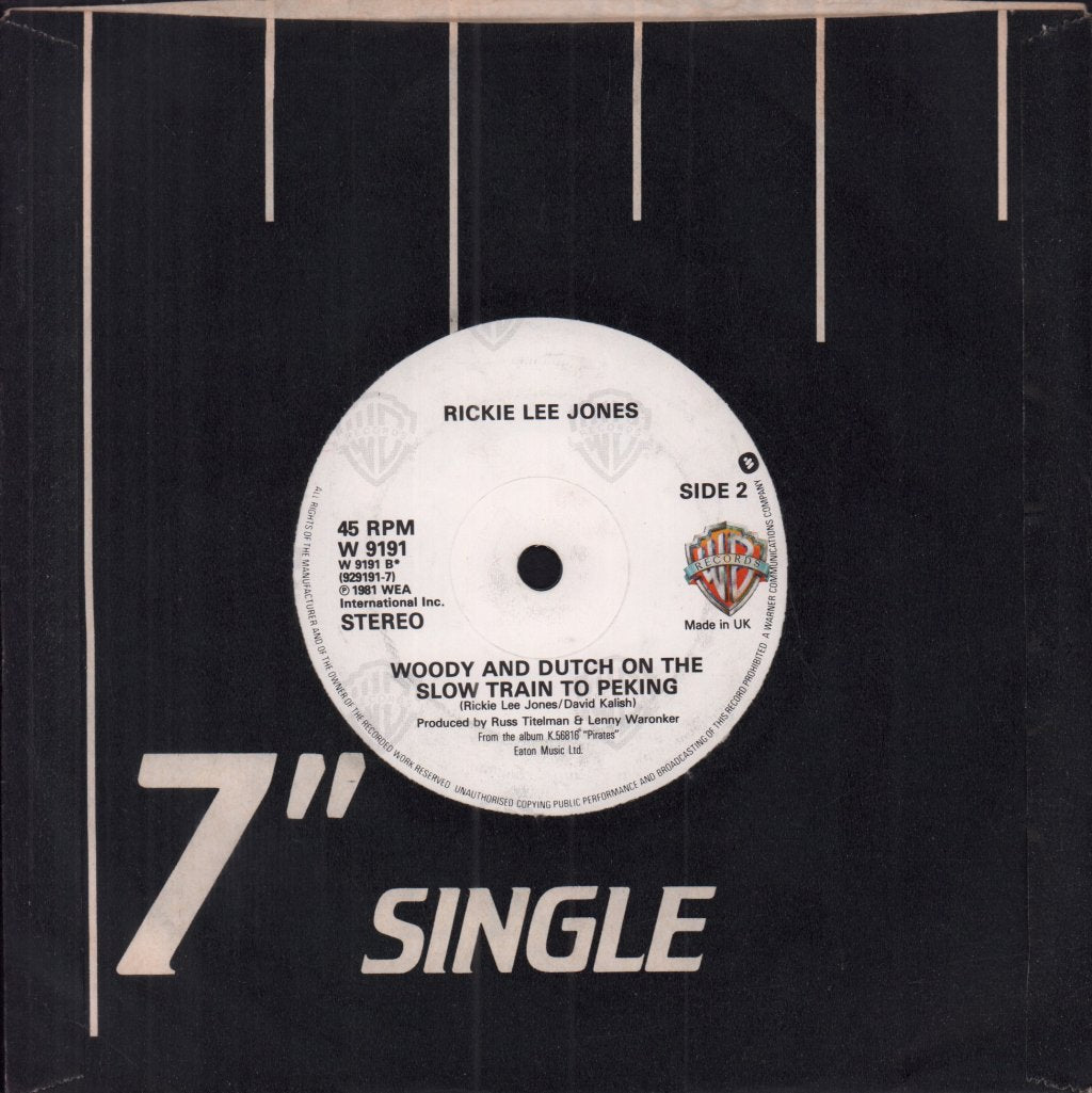 Rickie Lee Jones - Real End - 7 Inch