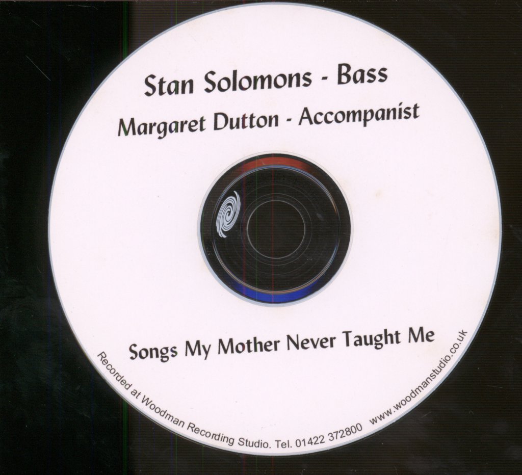 Stan Solomons, Margaret Dutton - Songs My Mother Never Taught Me - Cdr