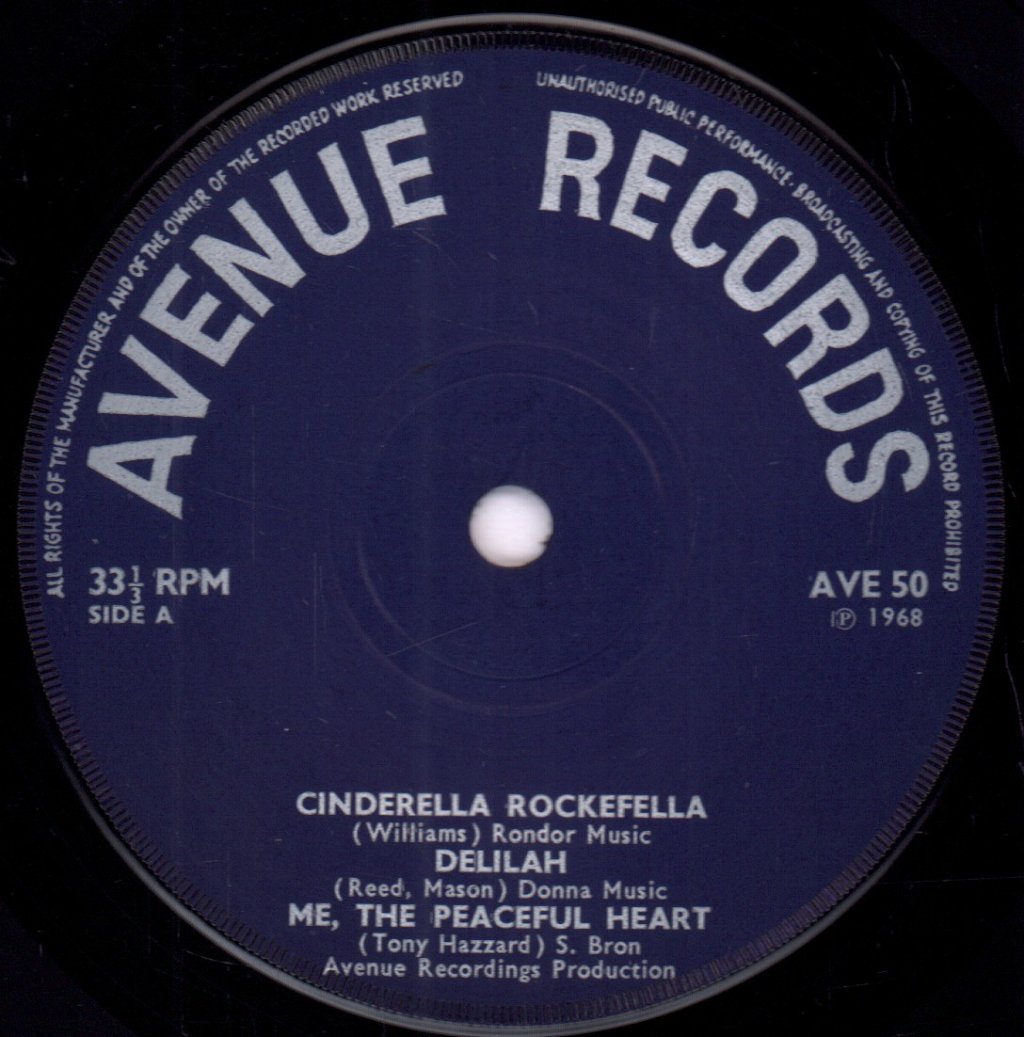 Clive Allan Orchestra - Cinderella Rockefella - 7 Inch