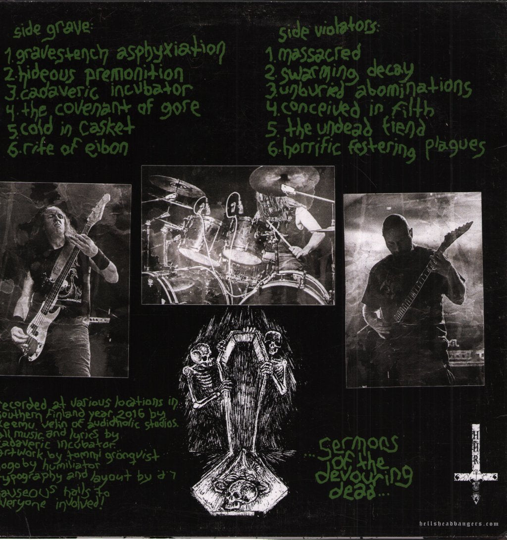 Cadaveric Incubator - Sermons Of The Devouring Dead - Lp