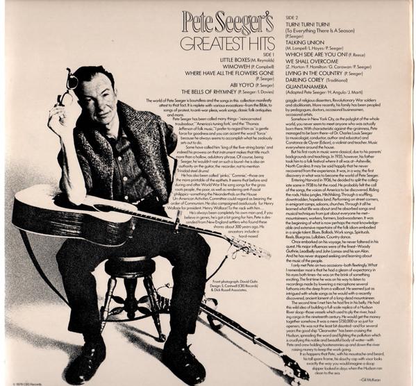 Pete Seeger - Greatest Hits - Lp