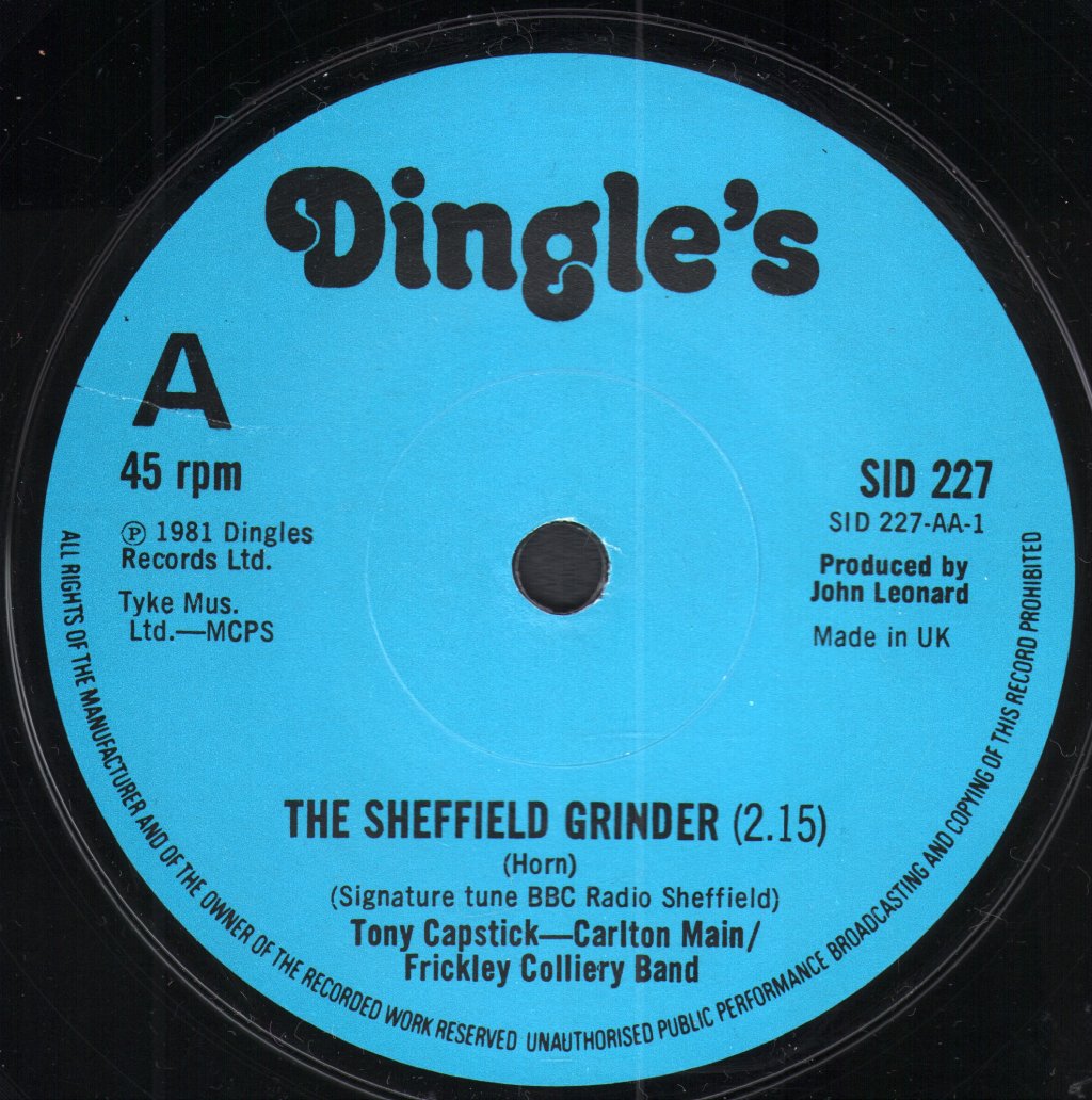Tony Capstick - Sheffield Grinder - 7 Inch