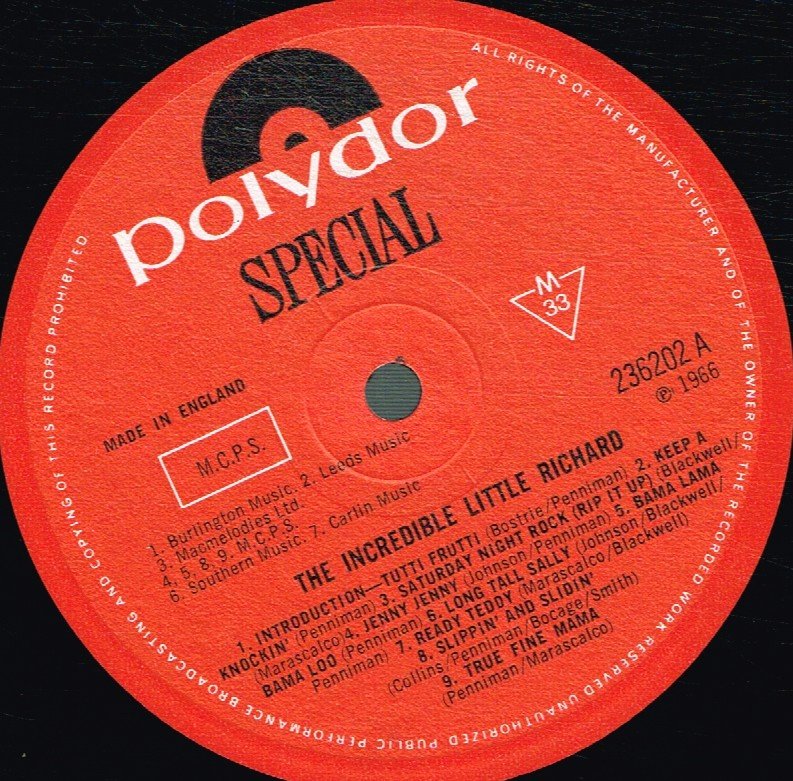 Little Richard - Incredible - Lp