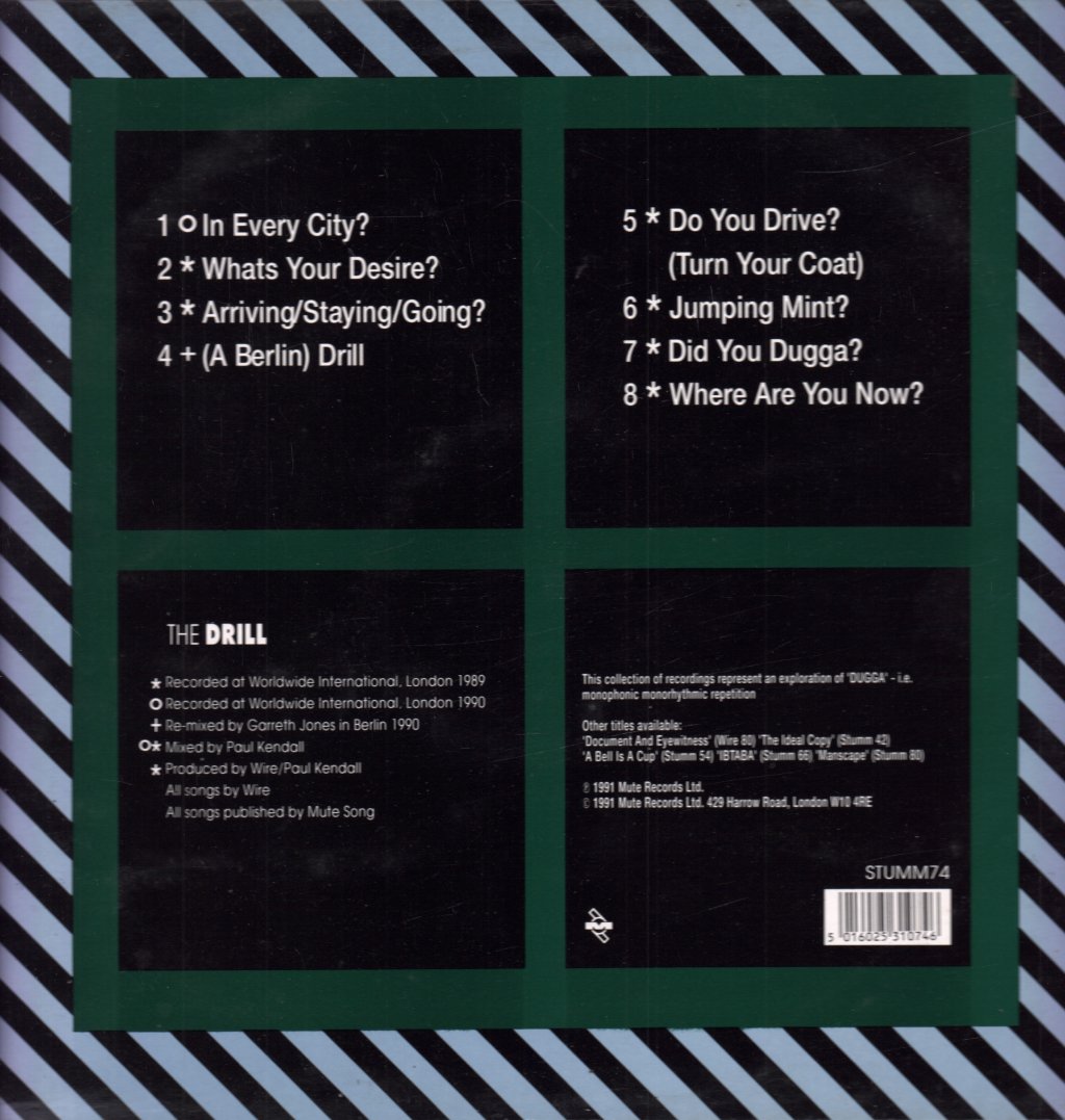 Wire (New Wave Group) - Drill - Lp