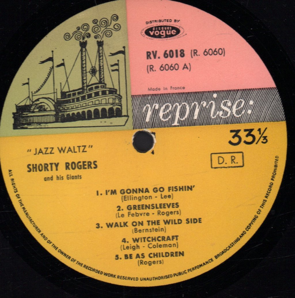 Shorty Rogers And His Giants - Jazz Waltz - Lp