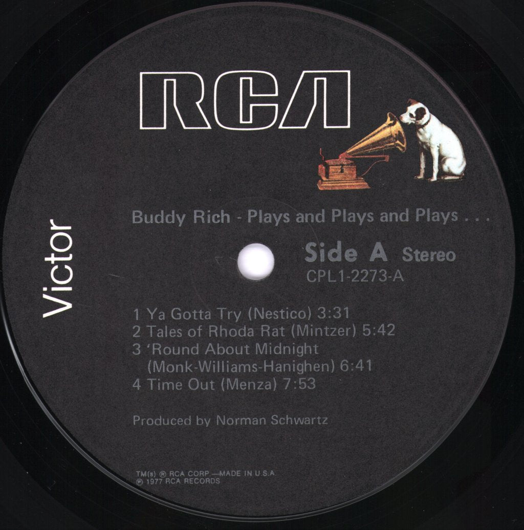 Buddy Rich - Buddy Rich Plays And Plays And Plays - Lp