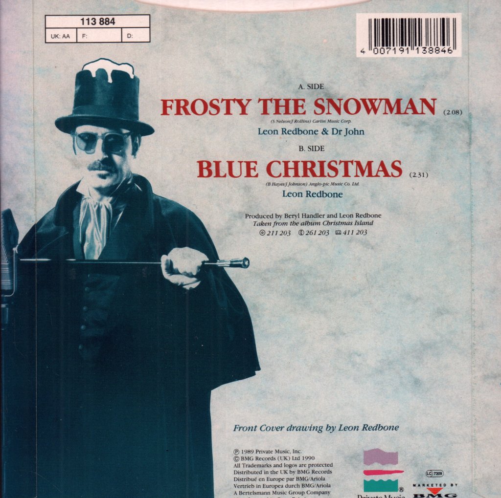 Leon Redbone - Frosty The Snowman - 7 Inch
