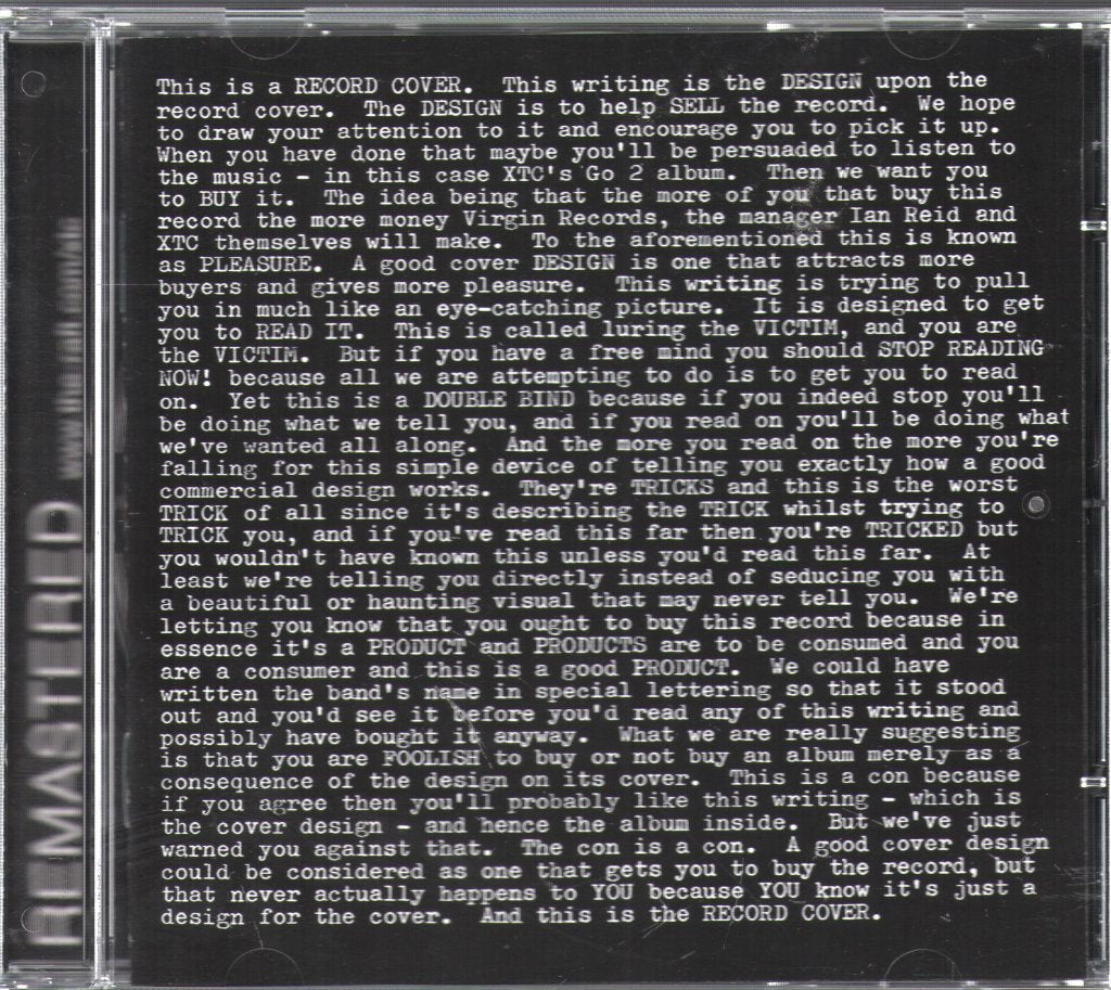XTC - Go 2 - Cd