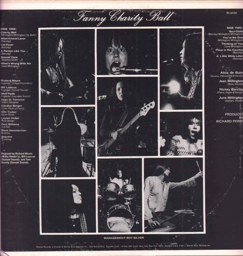 Fanny - Charity Ball - Lp