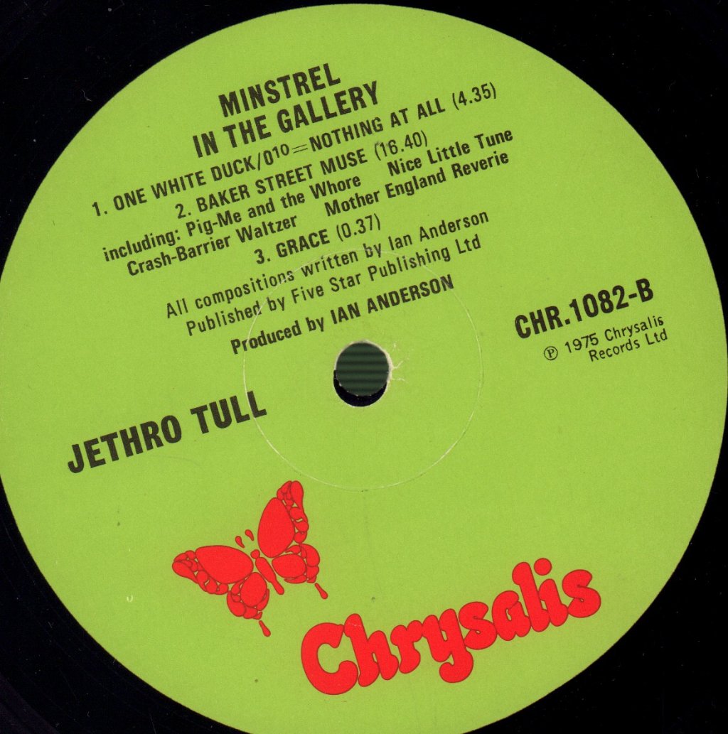 Jethro Tull - Minstrel In The Gallery - Lp