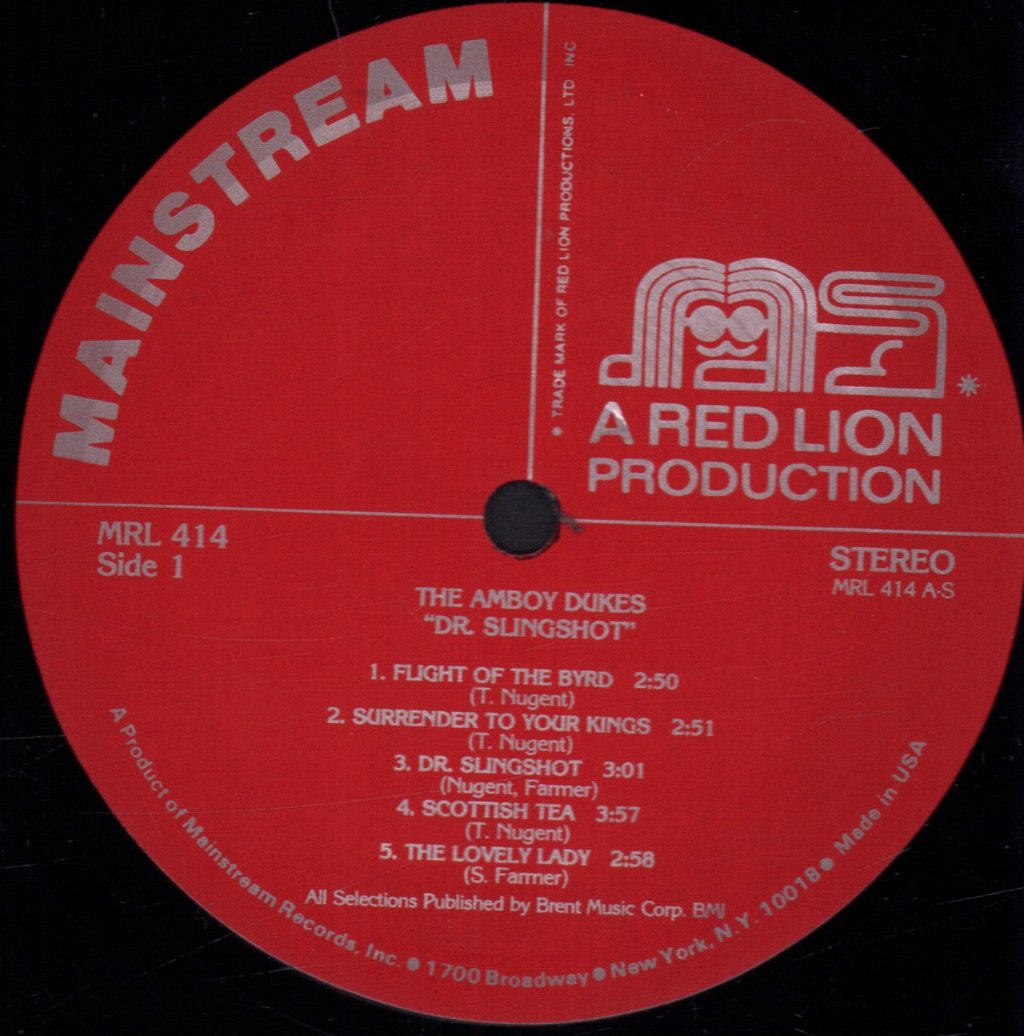 Amboy Dukes - Dr Slingshot - Lp